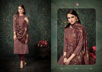 DEEPSY FUSION 2 PURE PASHMINA PRINTS SELF EMBROIDERED SUITS WINTER COLLECTION WHOLESALE DEALER (9)
