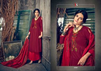 DEEPSY FUSION CATALOG PURE PASHMINA WITH SELF EMBROIDERED WINTER COLLECTION WHOLESALE SUPPLIER BEST RATE BY GOSIYA E