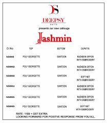 DEEPSY JASHMIN CATALOG GEORGETTE EMBROIDERED PAKISTANI STYLE WHOLESALE SUPPLIER BEST RATE BY GOSIYA EXPORTS SURAT (7)