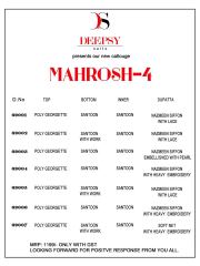 DEEPSY MAHROSH VOL 4 GEORGETE PAKISTANI STYLE DRESS MATERIAL BY GOSIYA EXPORTS (4)