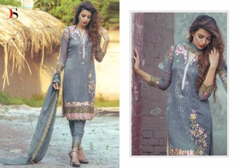 DEEPSY ROBINA THE PAKISTANI STYLE GEORGATE SUIT WHOLESALE RATE AT GOSIYA EXPORTS SURAT WHOLESALE DEALER AND SUPPLAYER SURAT GUJARAT (4)