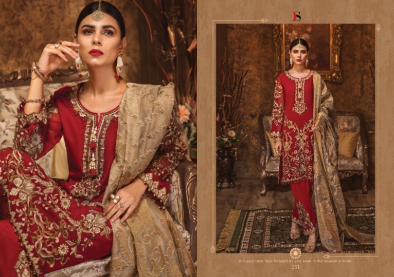 DEEPSY SUIT GULBANO VOL 16 GEORGETTE 231-236 SERIES PAKISTANI SUIT CLOTHING STORE WHOLESALE DEALER BEST RATE BY GOSIYA  (15)