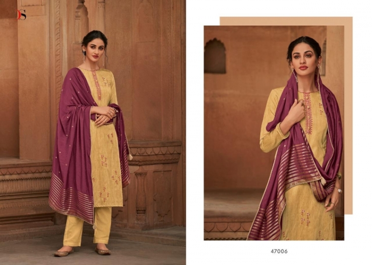 DEEPSY SUIT LAUNCH BY PARI JAM SILK FABRIC WITH EMBROIDERY WORK SALWAR SUIT PAKISTANI COLLETION WHOLESALE DEALER BE (138)