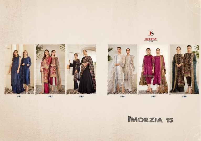 DEEPSY SUIT PRESENTS IMORZIA VOL 15 GEORGETTE FABRIC WITH EMBROIDERY WORK SALWAR SUIT WHOLESALE DEALER (8)