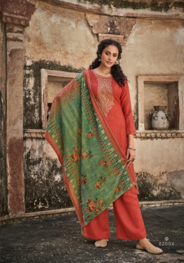 DEEPSY SUIT PRESENTS IRISH SELF WOVEN PASHMINA PRINT WITH EMBROIDERY WORK SALWAR KAMEEZ WHOLESALE DEALER  (2)