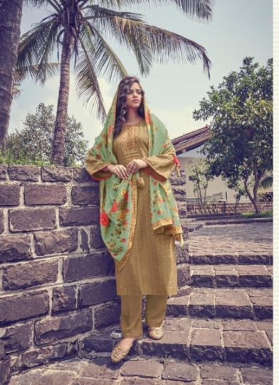 DEEPSY SUIT PRESENTS PAKIJA PURE PASHMINA FABRIC WITH SELF EMBROIDERY WORK SALWAR SUIT WHOLESALE DEALER BEST RATE BY GOSIYA EX (
