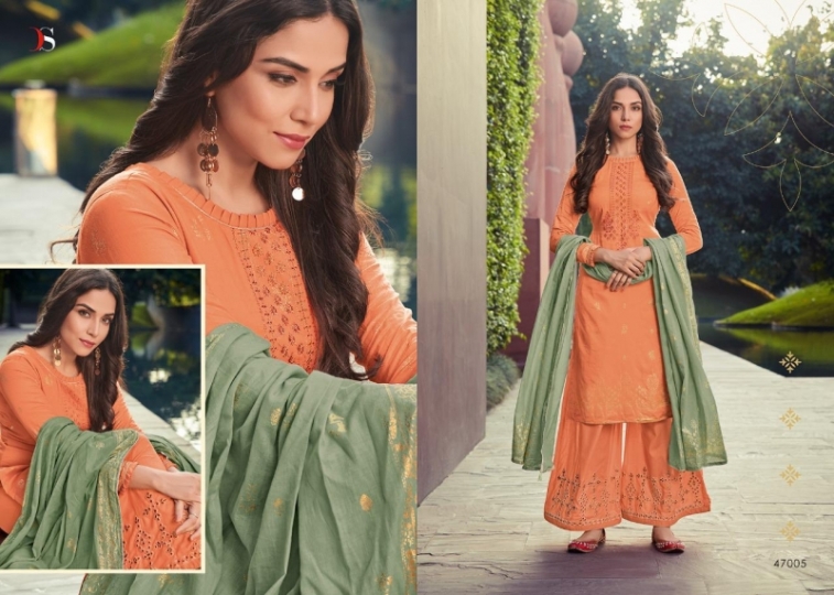 DEEPSY SUIT RAAS COTTON SILK FABRIC WITH EMBROIDERY WORK PAKISTNI COLLETION SALWAR SUIT WHOLESALE DEALER BEST RATE BY GOSIY (7)