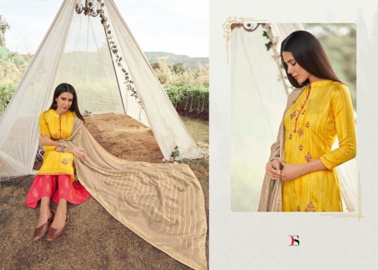 DEEPSY SUITS GUZARISH 5101-5108 SERIES JAM COTTON DRESS MATERIAL COLLECTION WHOLESALE DEALER BEST RATE BY GO