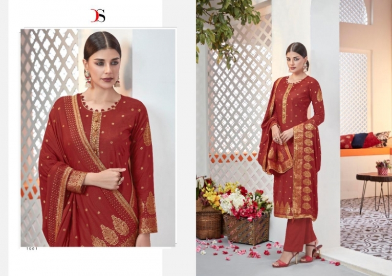 DEEPSY SUITS HAESEL HEAVY EMBROIDERY SILK SALWAR SUITS WHOLESALE DEALER BEST RATE BY GOSIYA EXPORTS SURAT (2)