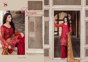 DEEPSY SUITS NOOJAHAN NX CATALOG PAKISTANI STYLE GEORGETTE (2)