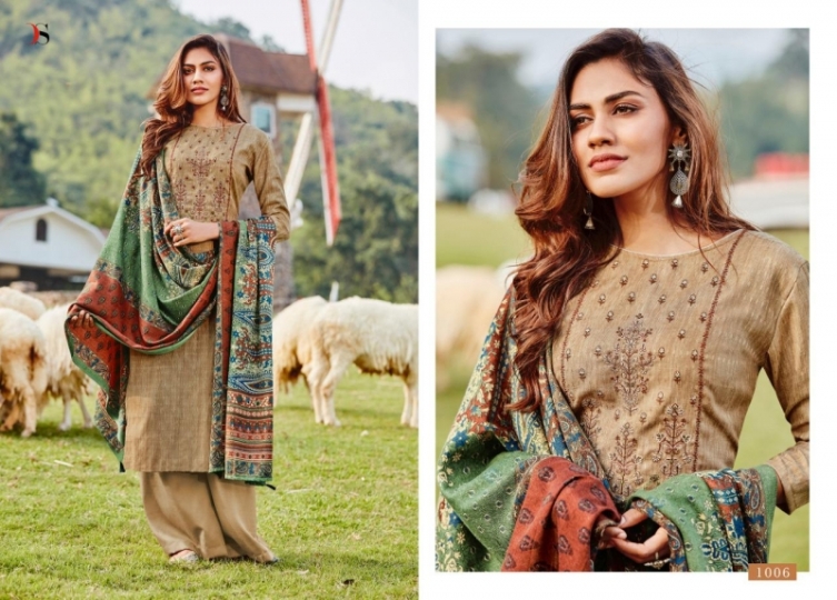 DEEPSY SUITS PRESENTS KHWAB PURE PASHMINA FABRIC DRESS MATERIAL WHOLESALE DEALER BEST RATE BY GOSIYA EXPORTS SURAT (9)