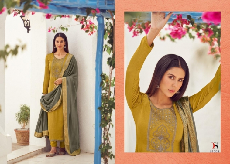 DEEPSY SUITS ROYAL TOUCH SILK SUITS WITH HEAVY EMBROIDERY AND HANDWORK WHOLESALE DEALER BEST RATE BY GOSIYA EXPORTS SURAT (9)