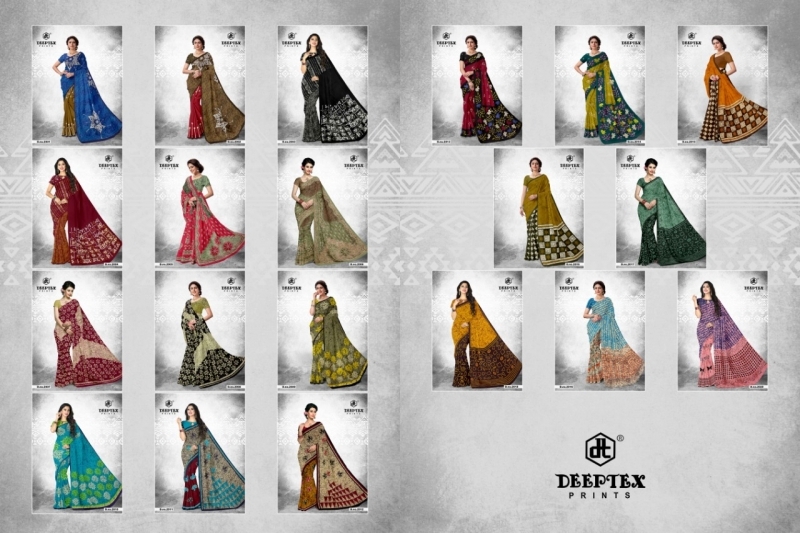 DEEPTEX BATIK QUEEN VOL 2 COTTON ORIGINAL SAREE JETPUR MANUFACTURER WHOLESALE DEALER BEST RATE BY GOSIYA EXPORTS SURAT (12)