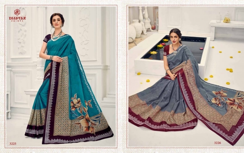 DEEPTEX MOTHER INDIA VOL 32 COTTON SAREE WHOLESALE DEALER BEST RATE BY GOSIYA EXPORTS SURAT (12)