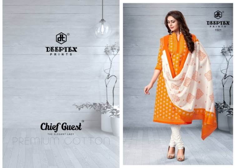 DEEPTEX PRESENTS CHIEF GUEST VOL 15 HEAVY MALAI COTTON FABRIC DRESS MATERIAL  WHOLESALE DEALER BEST RATE BY GOSIYA