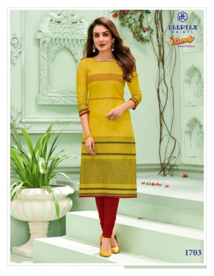 DEEPTEX PRESENTS I CANDY VOL 17 COTTON FABRIC UNSTITCHED KURTI WHOLESALE BEST RATE BY GOSIYA EXPORTS SURAT (15)