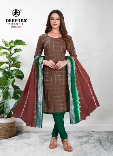 DEEPTEX TRADINION VOL 5 COTTON FABRIC DRESS MATERILAS WHOLESALE DEALER BEST RATE BY GOSIYA EXPORTS SURAT (5)