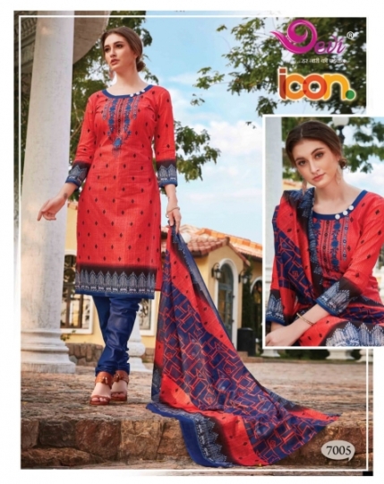 DEVI PRESENTS ICON VOL 7 COTTON FABRIC DRESS MATERIAL AT WHOLESALE DEALER BEST RATE BY GOSIYA EXPORTS SURAT (6)