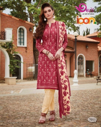 DEVI PRESENTS ICON VOL 7 COTTON FABRIC DRESS MATERIAL AT WHOLESALE DEALER BEST RATE BY GOSIYA EXPORTS SURAT (7)