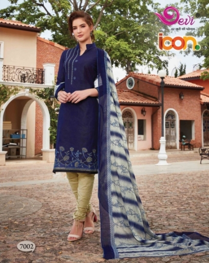 DEVI PRESENTS ICON VOL 7 COTTON FABRIC DRESS MATERIAL AT WHOLESALE DEALER BEST RATE BY GOSIYA EXPORTS SURAT (8)