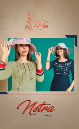 Diksha fashion netra vol 1 rayon fabric with  (4)