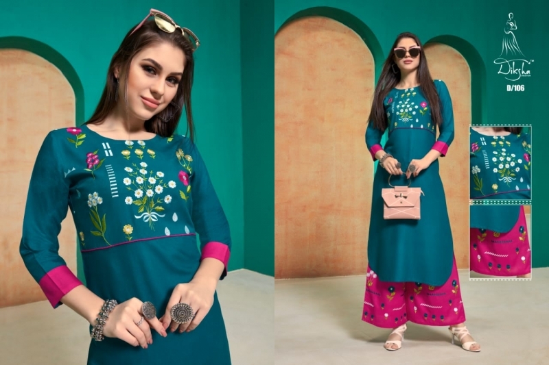 Diksha fashion netra vol 1 rayon fabric with  (6)