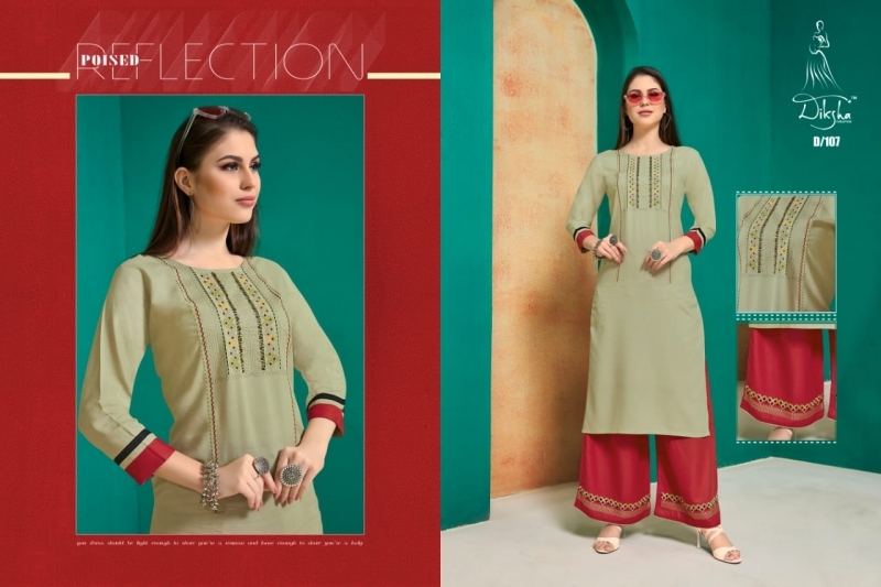 Diksha fashion netra vol 1 rayon fabric with  (7)