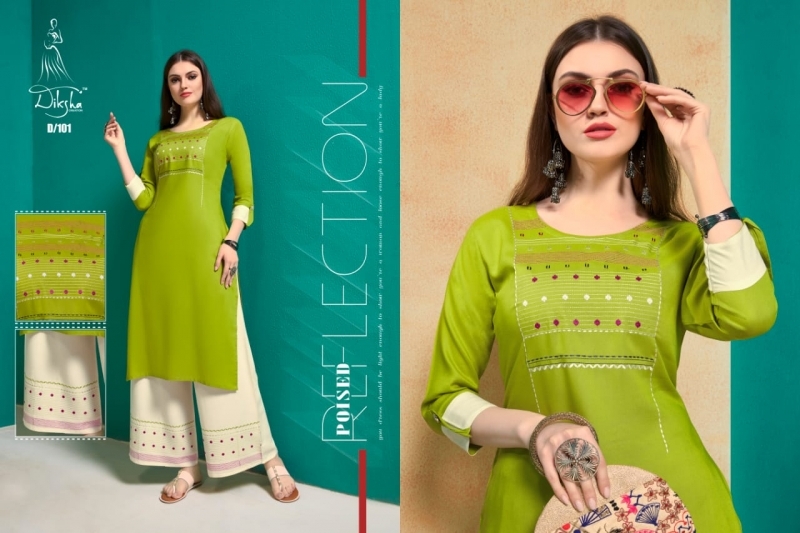 Diksha fashion netra vol 1 rayon fabric with  (9)