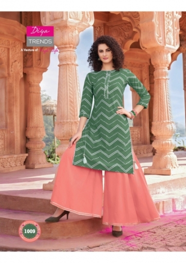 DIYA TRENDS BANDHEJ VOL.1 STYLISH BANDHANI PRINT KURTI WITH  (12)