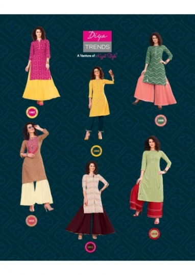 DIYA TRENDS BANDHEJ VOL.1 STYLISH BANDHANI PRINT KURTI WITH  (16)