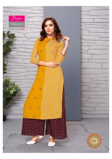 DIYA TRENDS SPARKLE VOL 1 KURTIS WITH PLAZZO CATALOG WHOLESALE BEST RATE BY GOSIYA EXPORTS SURAT (3)