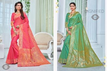 EARTH SAREES APSARA BANARSI PARTY WEAR SAREES COLLECTION WHOLESALE SUPPLIER BEST RATE BY GOSIYA EXPORTS SURAT (10)