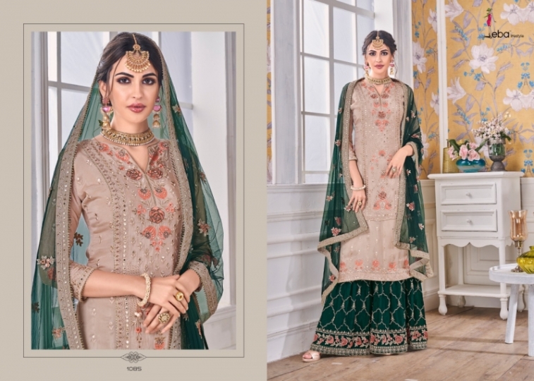 EBA LIFESTYLE HURMA VOL 16 GEORGETTE EMBROIDERY SARARA SALWAR SUITS WHOLESALE DEALER BEST RATE BY GOSIYA EXPORTS SURAT (3)