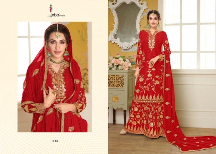 EBA LIFESTYLE HURMA VOL 21 VISCOSE UPADA FABRIC WITH EMBROIDERY WORK SALWAR KAMEEZ WHOLESALE DEALER BEST RATE BY GOSIYA EXPROT S (3)