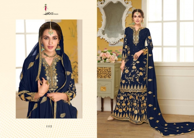 EBA LIFESTYLE HURMA VOL 21 VISCOSE UPADA FABRIC WITH EMBROIDERY WORK SALWAR KAMEEZ WHOLESALE DEALER BEST RATE BY GOSIYA EXPROT S