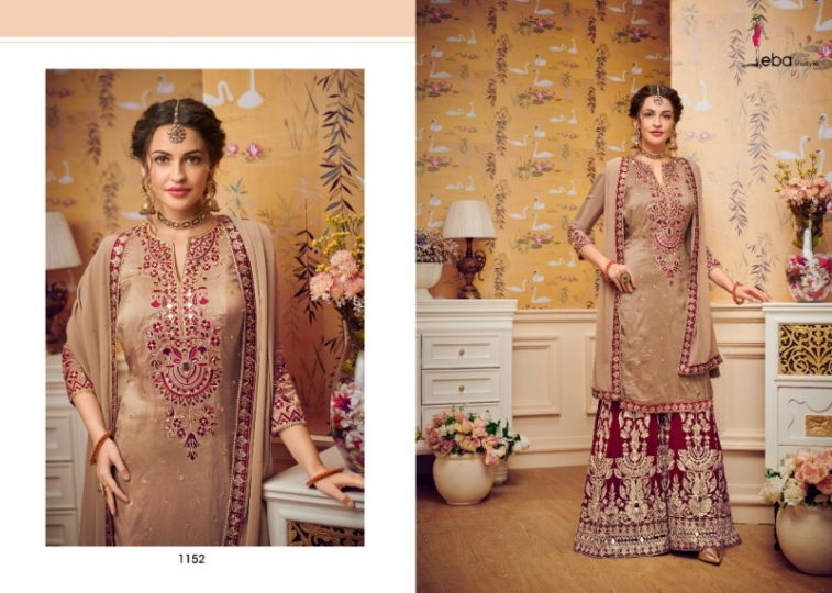 EBA LIFESTYLE HURMA VOL 29 GEORGETTE KHATLI WORK HEAVY SHARAR SUIT WHOLESALE  RATE BY GOSIYA EXPORTS SURAT (6)