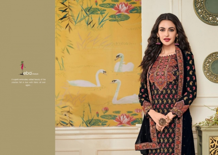 EBA LIFESTYLE LAUNCH SIMRAN VOL 2 CHININ DIGITAL PRINTS WITH HANDWORK SALWAR SUIT WHOLESALE DEALER BEST RATE BY GOSIYA EXPORTS SU (51)