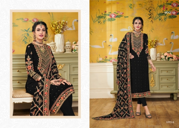 EBA LIFESTYLE PRESENTS HURMA VOL 17 NX BLOUMING WITH EMBROIDERY WORK SALWAR SUIT WHOLESALE DEALER BEST RATE BY GOSIYA (514)