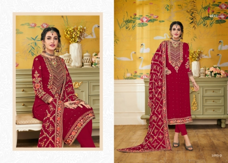EBA LIFESTYLE PRESENTS HURMA VOL 17 NX BLOUMING WITH EMBROIDERY WORK SALWAR SUIT WHOLESALE DEALER BEST RATE BY GOSIYA