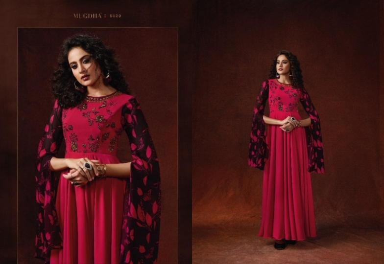 ELITE VOL 3 BY MUGDHA FLOOR LEANTH DESIGNER LADIES ETHNIC WEAR SUITS WHOLESALER BEST RATE BY GOSIYA EXPORTS SURAT (7)