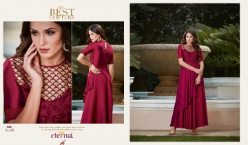 ETERNAL AASHI VOL 3 PREMIUM SILKS SATIN WITH EMBROIDERED GOWN COLLECTION WHOLESALE BEST RATE BY GOSIYA EXPORTS SURAT (5)
