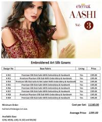 ETERNAL AASHI VOL 3 PREMIUM SILKS SATIN WITH EMBROIDERED GOWN COLLECTION WHOLESALE BEST RATE BY GOSIYA EXPORTS SURAT (9)
