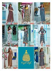 FASHION GALLERIA BY KAJAL STYLE RAYON CASUAL WEAR KURTIS WHOLESALE DEALER BEST RATE BY GOSIYA EXPORTS SURAT (8)