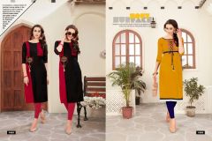 FASHION GRACE BY VEERA TEX FANCY DESIGNER WHOLESALE PRINTED RAYON READYMADE STRAIGHT KURTIS WHOLESALE DEALER BEST RATE BY GOSIYA EXPORTS SURAT (1)