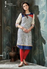 FEMINISTA RAINBOW CASUAL WEAR COTTON KURTIS SUPPLIER WHOLESALE BEST RATE BY GOSIYA EXPORTS SUART IN SURAT (1)