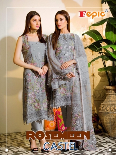 FEPIC ROSEMEEN CASTEL NET GEORGETTE PAKISTANI SALWAR KAMEEZ WHOLESALER BEST RATE BY GOSIYA EXPORTS SURAT (5)