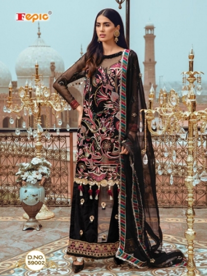 FEPIC ROSEMEEN COLOURS GEORGETTE FABRIC WITH EAVY WORK PAKISTANI SUIT WHOLESALE DEALER BEST RATE BY GOSIYA EXPORTS SURAT (13)