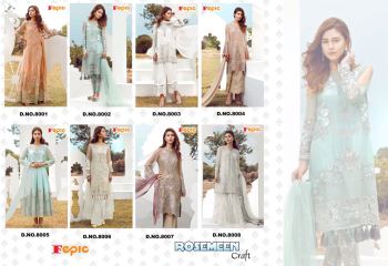 Fepic rosemeen craft pakistani designer dress material BY GOSIYA EXPORTS (9)