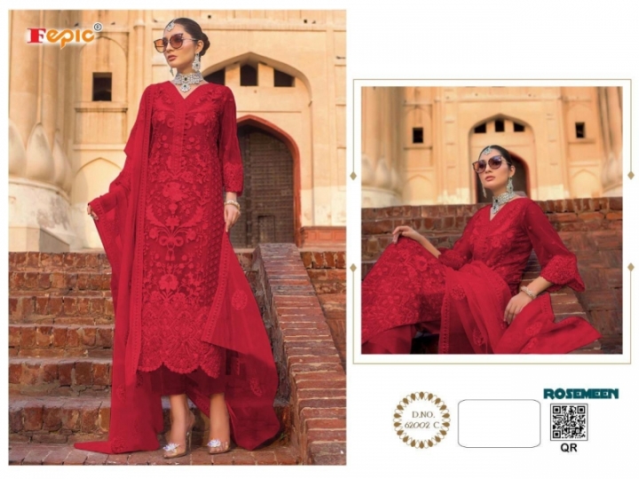 FEPIC ROSEMEEN ZC19 BLOCKBUSTER PAKISTANI SUITS WHOLESALER BEST RATE BY GOSIYA EXPORTS SURAT (5)