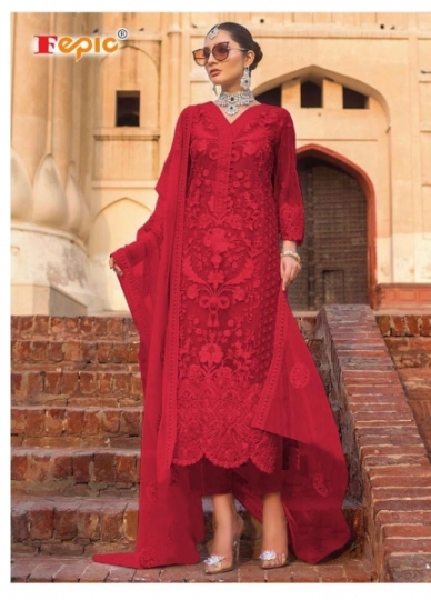 FEPIC ROSEMEEN ZC19 BLOCKBUSTER PAKISTANI SUITS WHOLESALER BEST RATE BY GOSIYA EXPORTS SURAT